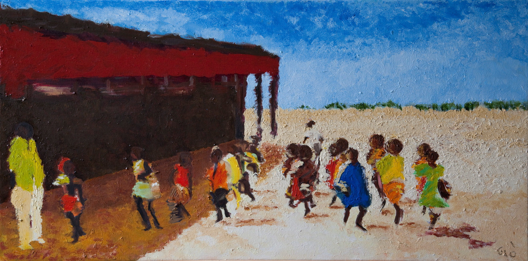 Figure — Bimbi che corrono, 2007